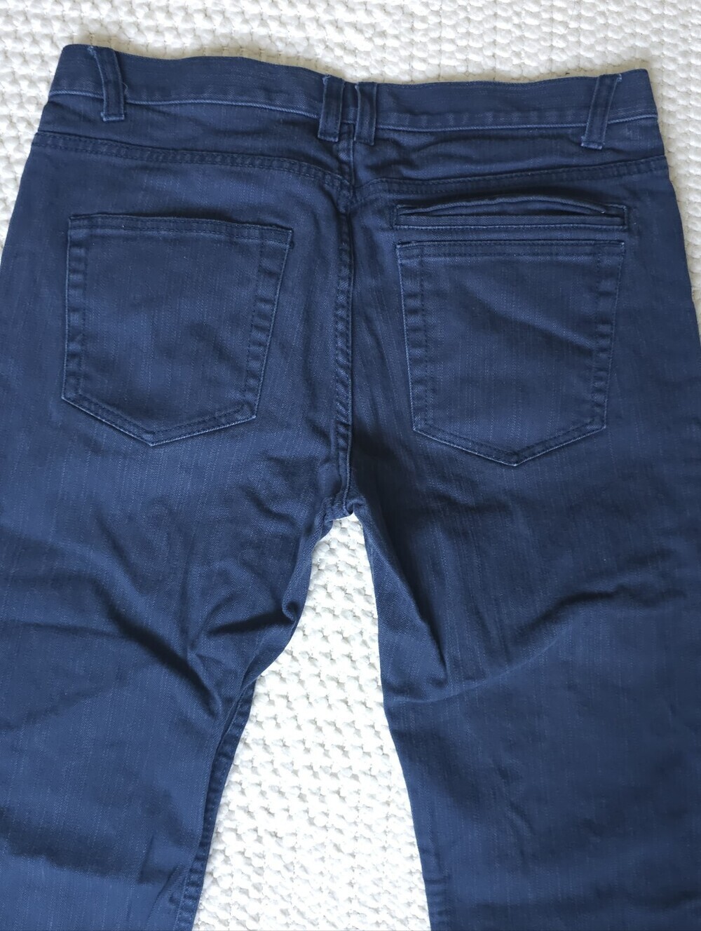 H&M Women's Dark Wash Slim Straight Stretch Jeans Size 31 - Picture 10 of 12
